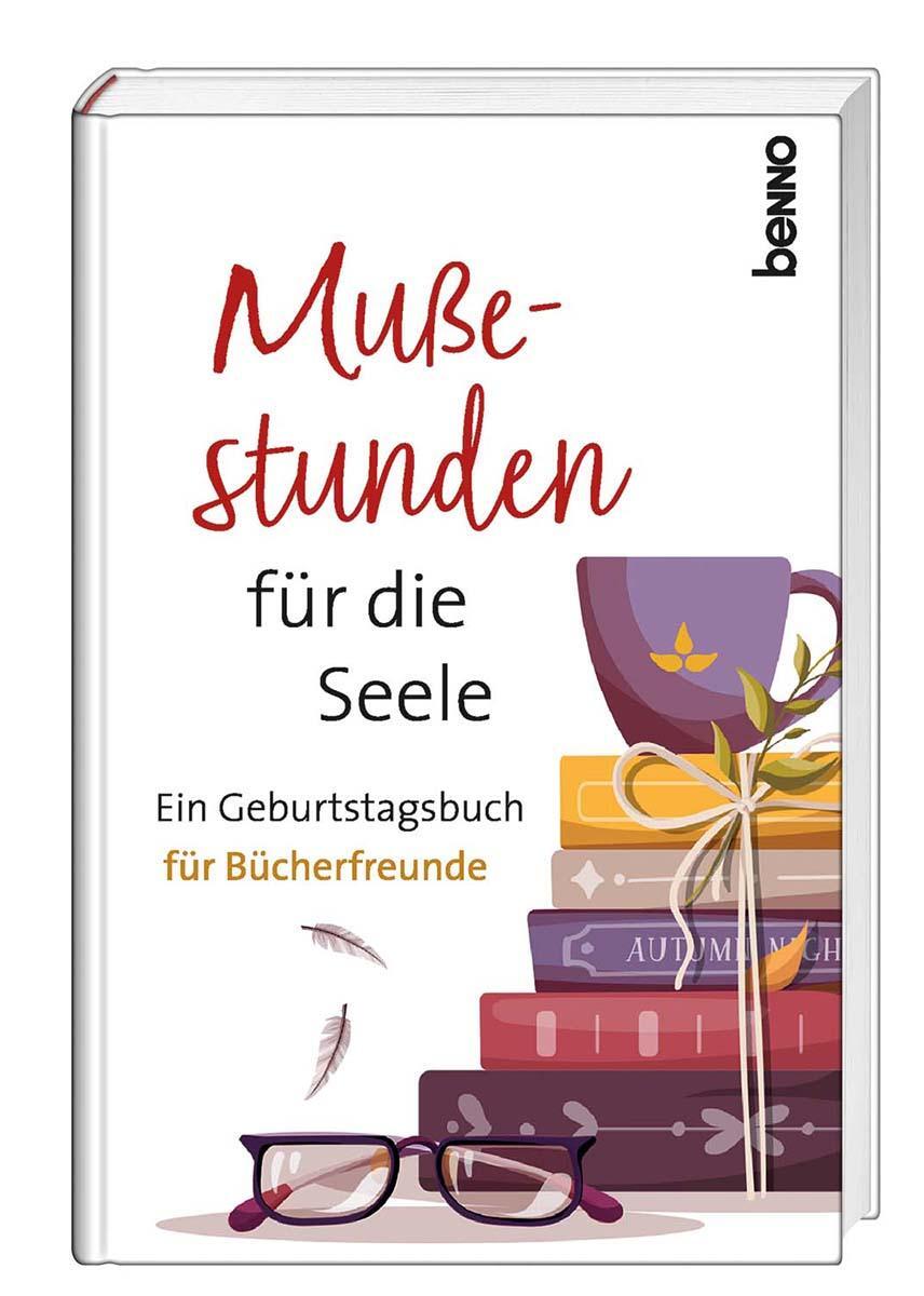 Cover: 9783746260884 | Mußestunden für die Seele | Ein Geburtstagsbuch für Bücherfreunde