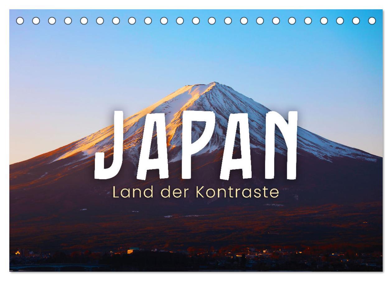 Cover: 9783435073689 | Japan - Land der Kontraste (Tischkalender 2025 DIN A5 quer),...