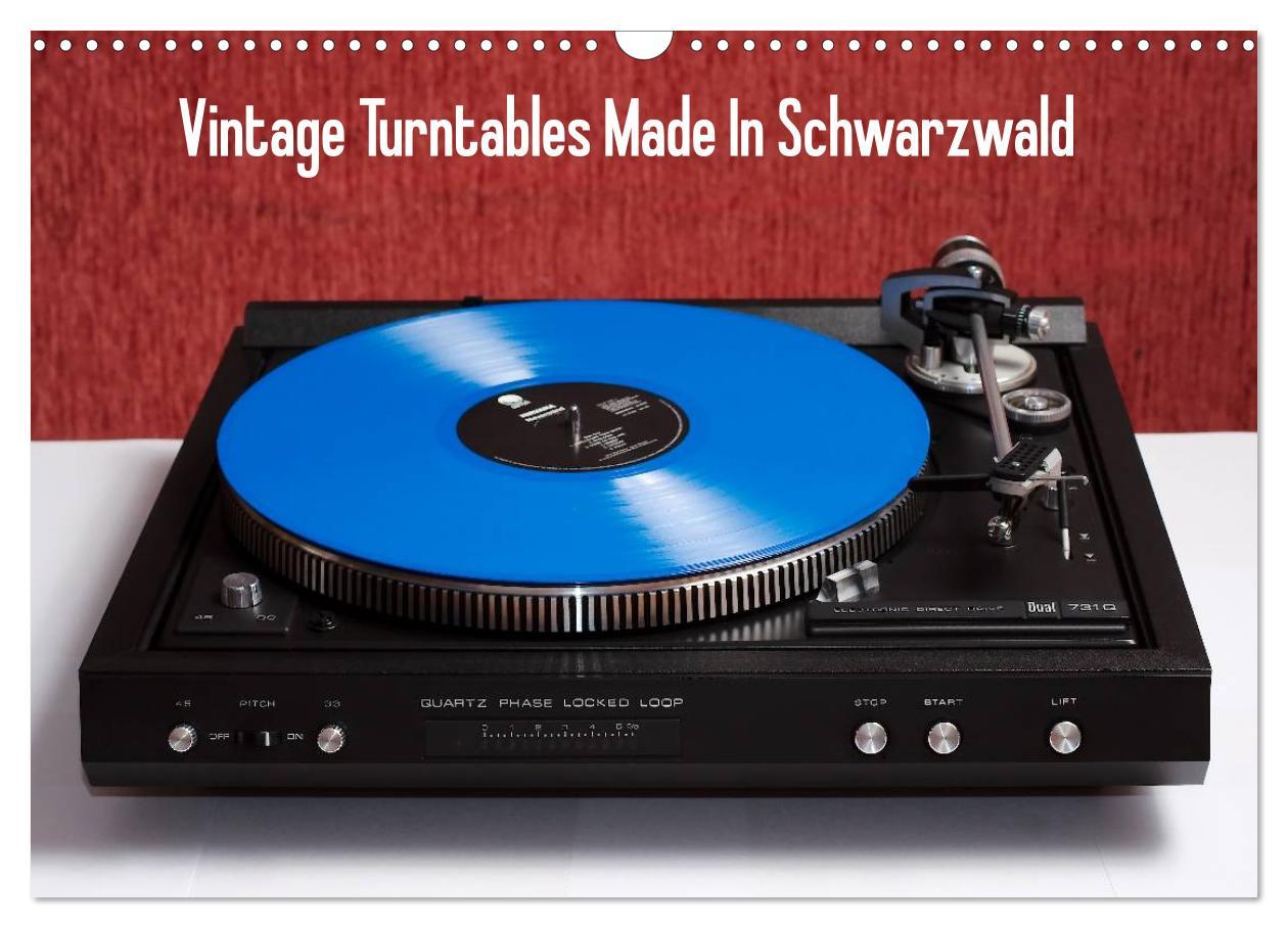 Cover: 9783435695881 | Vintage Turntables Made In Schwarzwald (Wandkalender 2025 DIN A3...