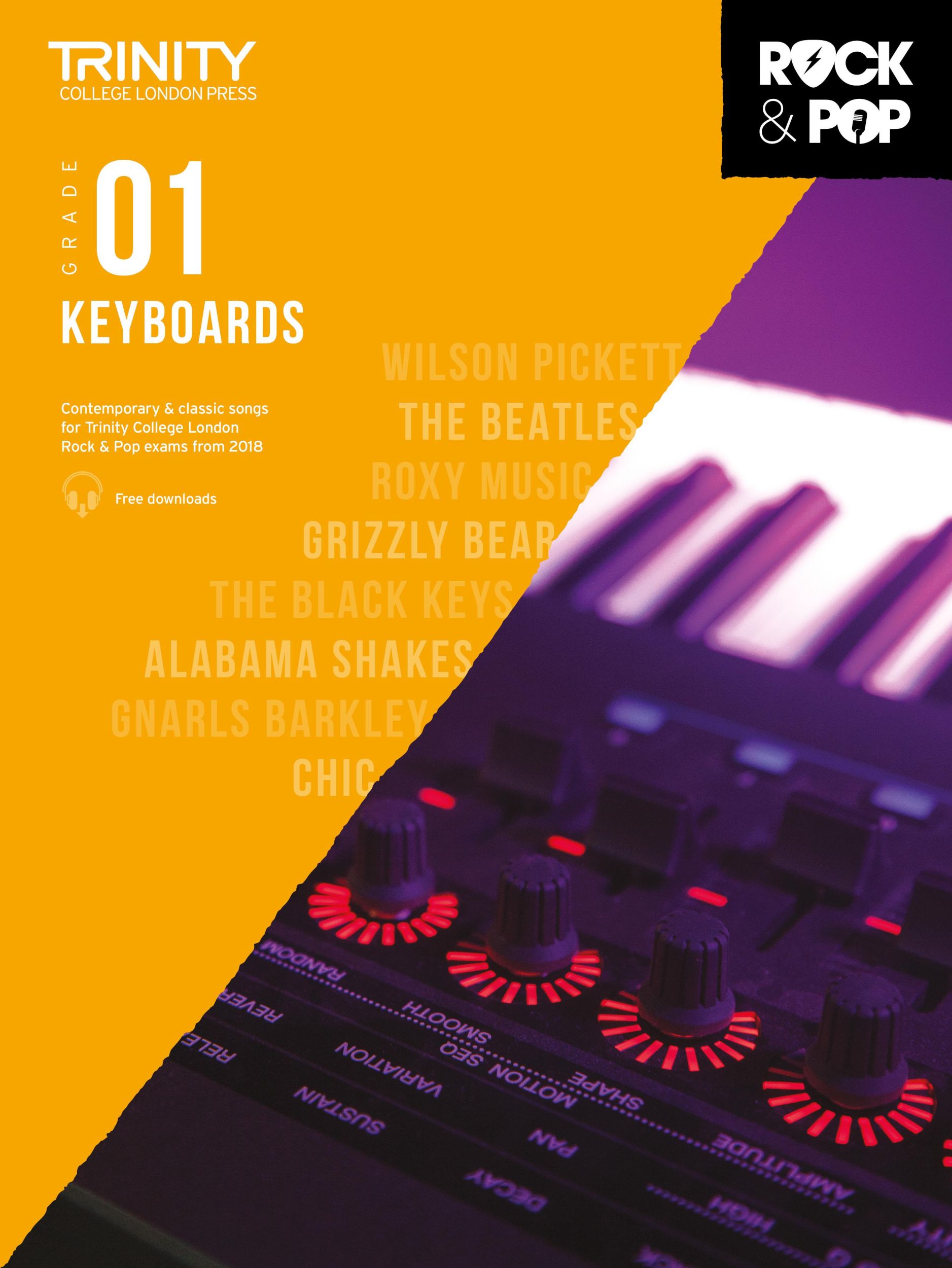 Cover: 9780857366573 | Trinity College London Rock &amp; Pop 2018 Keyboards Grade 1 | Broschüre