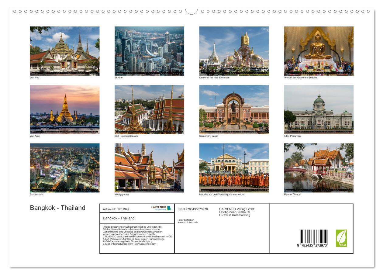 Bild: 9783435373970 | Bangkok - Thailand (hochwertiger Premium Wandkalender 2025 DIN A2...