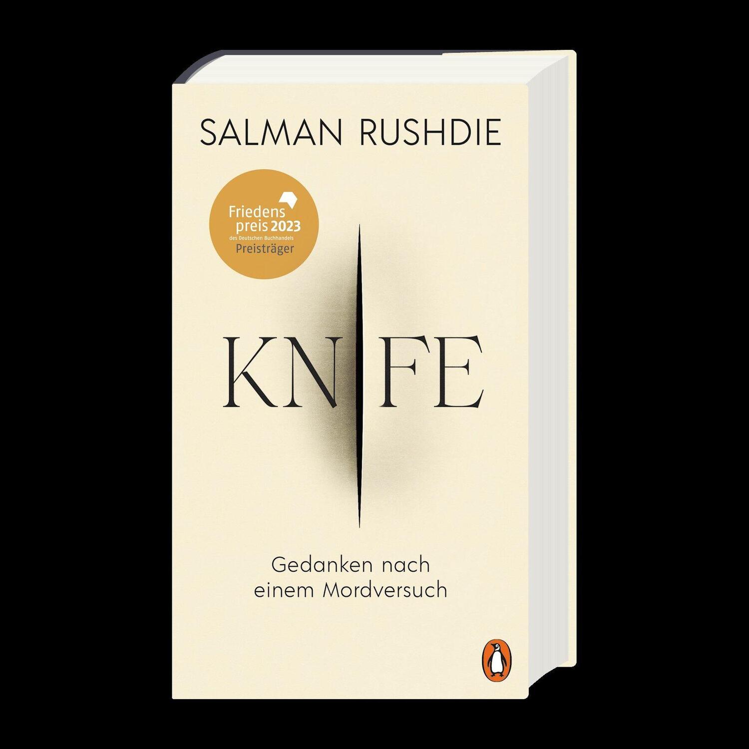 Bild: 9783328603276 | Knife | Gedanken nach einem Mordversuch. Deutsche Ausgabe | Rushdie