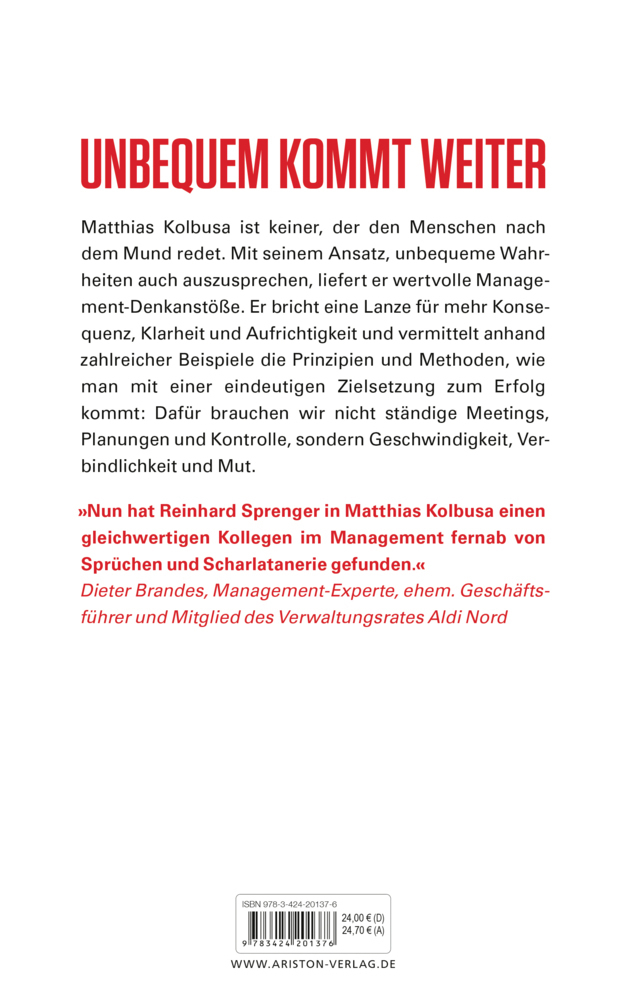 Bild: 9783424201376 | Konsequenz! | Matthias Kolbusa | Buch | 2017 | Ariston