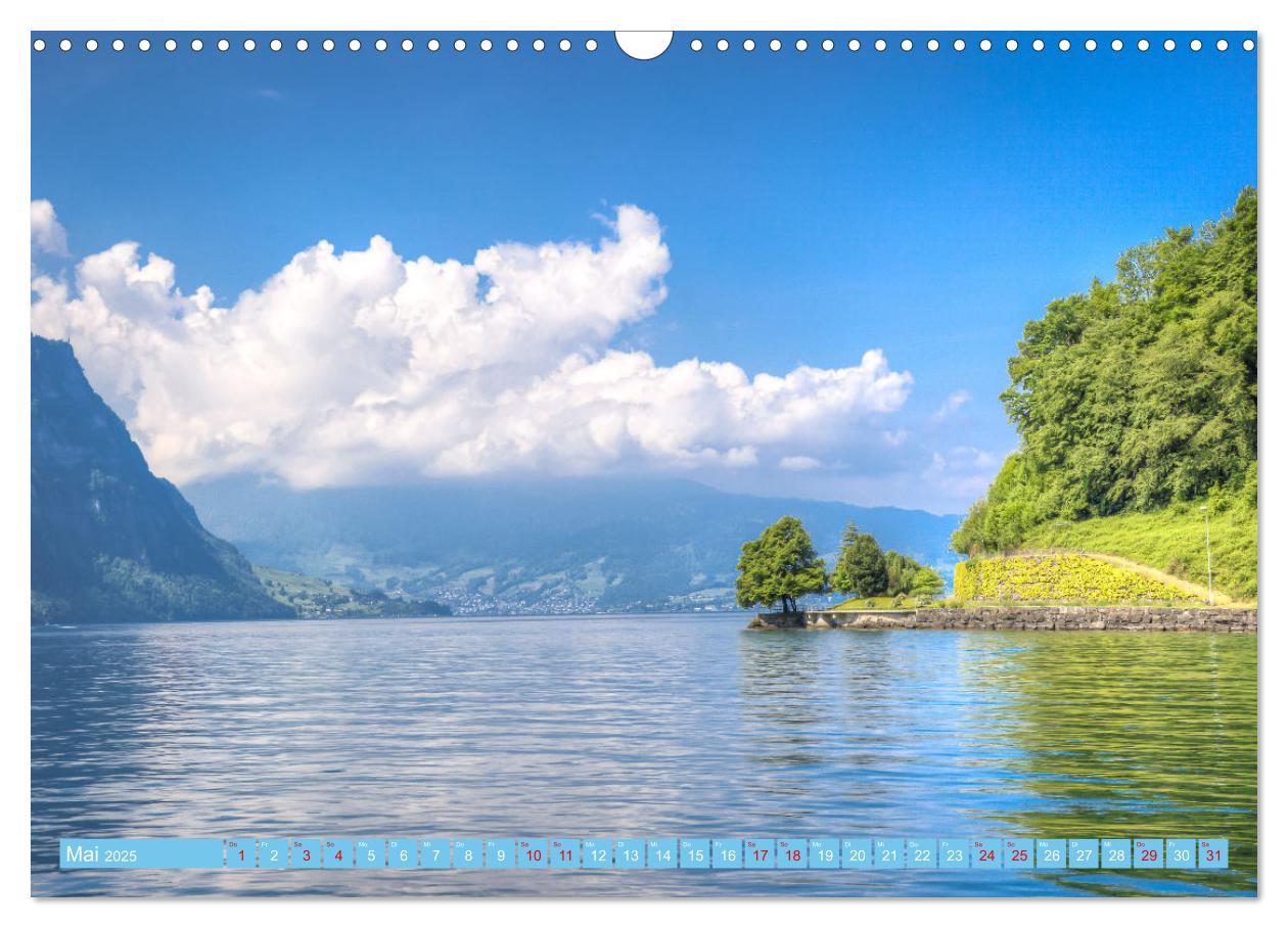 Bild: 9783383966132 | Vierwaldstättersee (Wandkalender 2025 DIN A3 quer), CALVENDO...