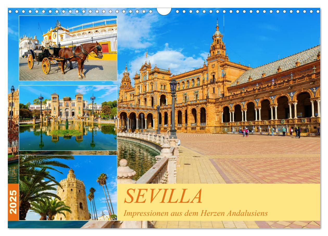 Cover: 9783435209101 | Sevilla - Impressionen aus dem Herzen Andalusiens (Wandkalender...