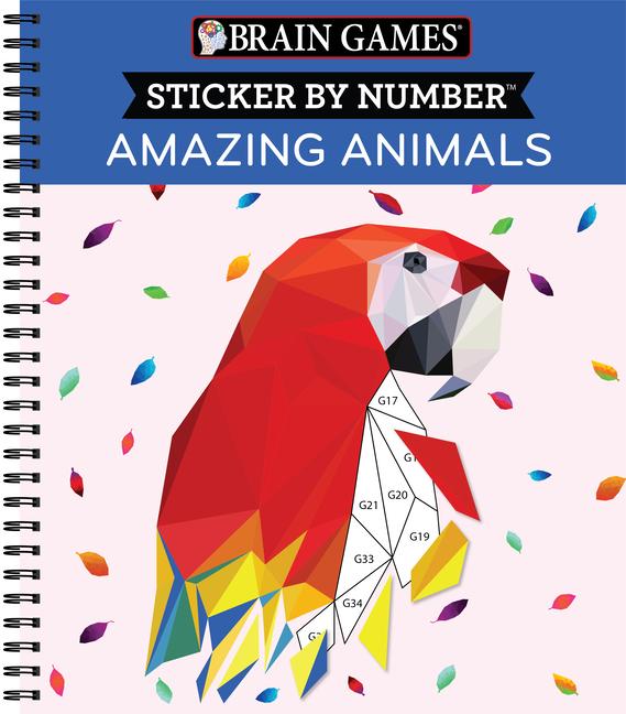 Cover: 9781645580324 | Brain Games - Sticker by Number: Amazing Animals | Ltd (u. a.) | Buch