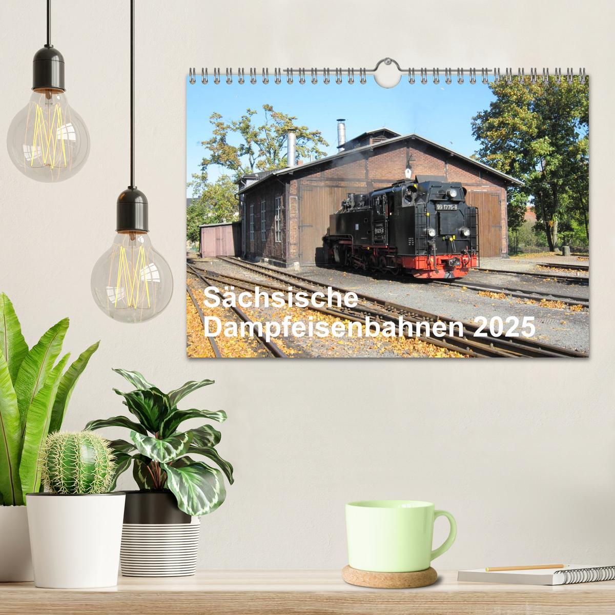 Bild: 9783435566020 | Sächsische Dampfeisenbahnen 2025 (Wandkalender 2025 DIN A4 quer),...