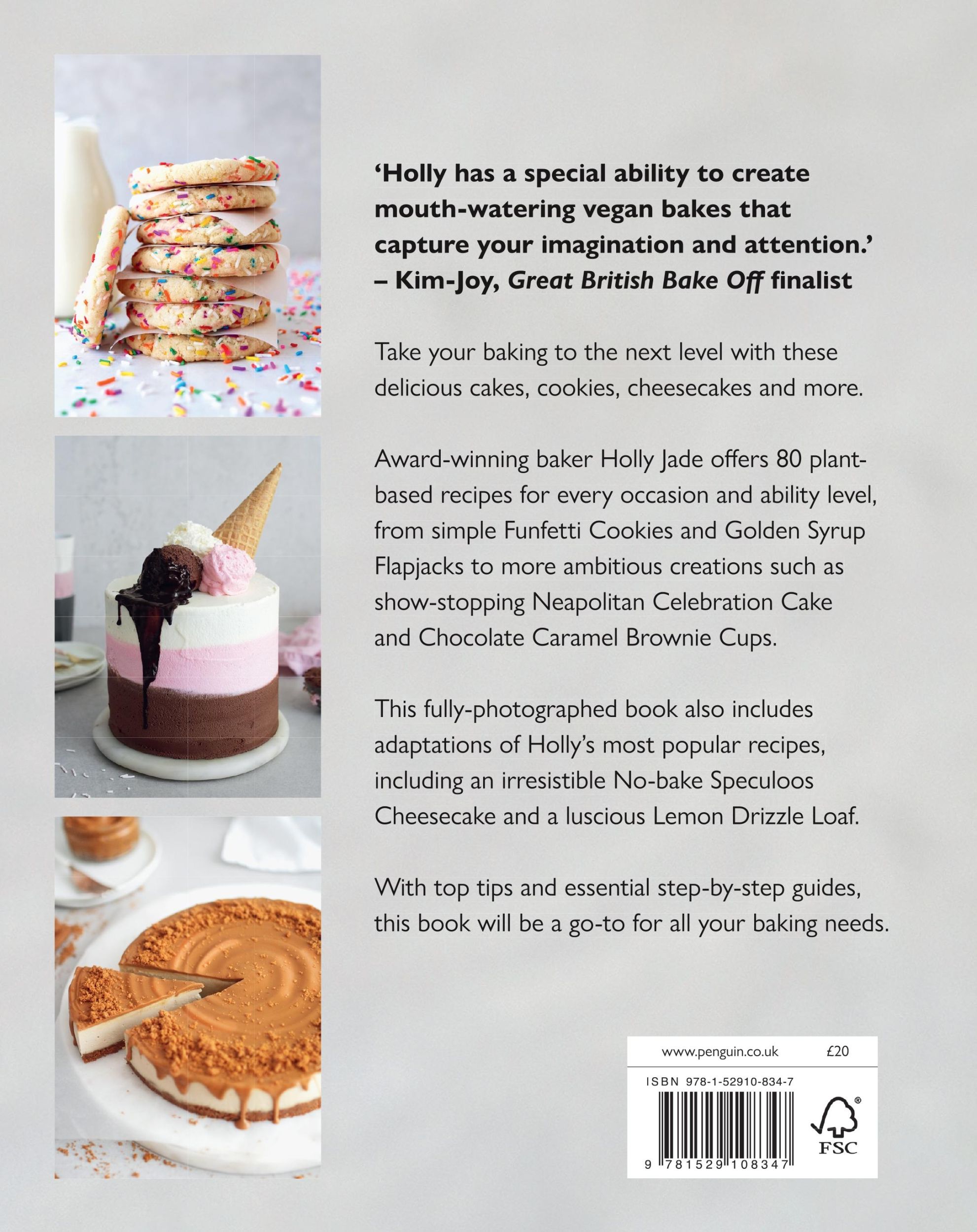 Rückseite: 9781529108347 | The Little Book of Vegan Bakes | Holly Jade | Buch | Gebunden | 2022