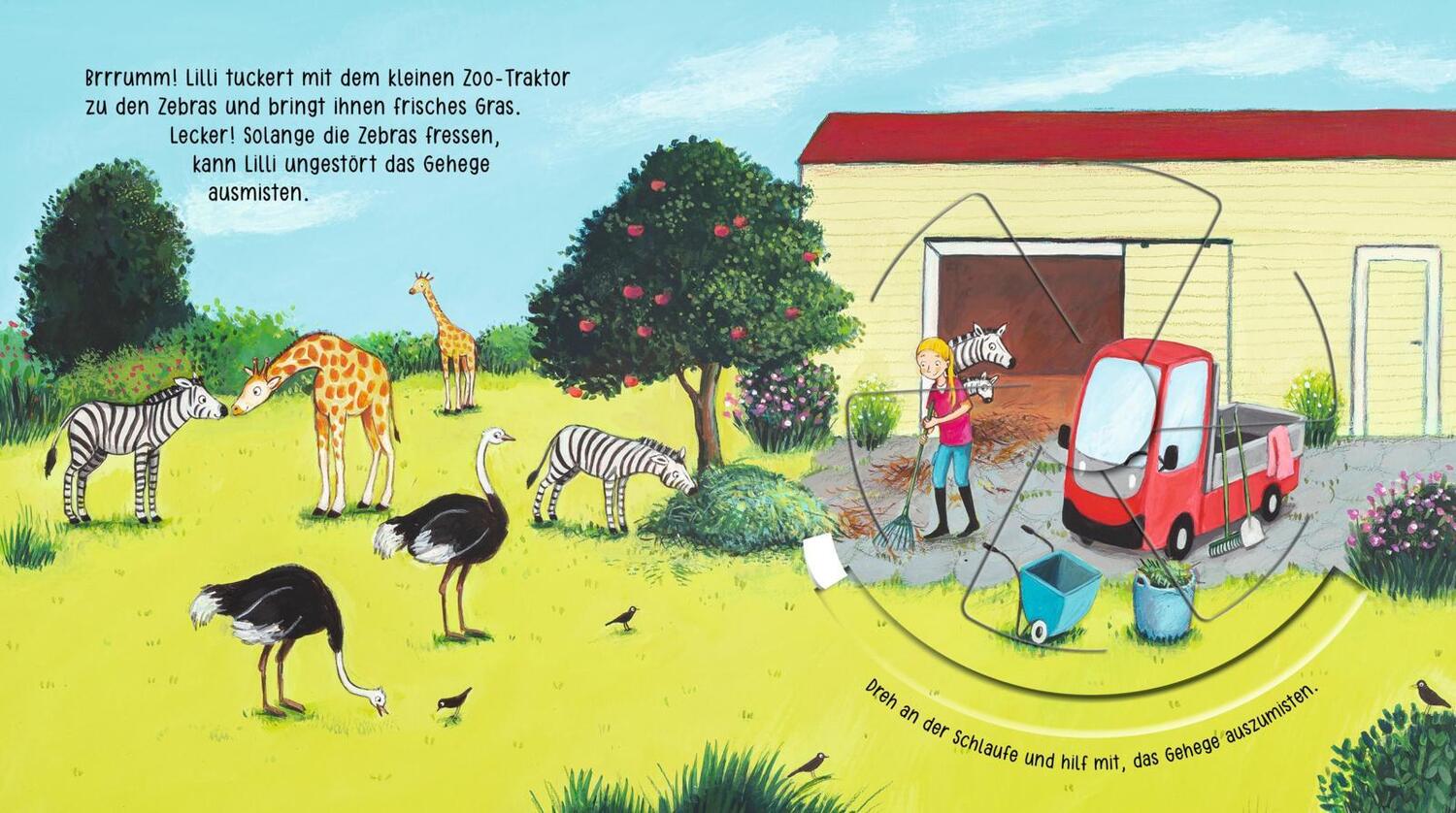 Bild: 9783480237319 | Dreh hin - Dreh her: Hilf mit im Zoo! | Sylvia Tress | Buch | 10 S.