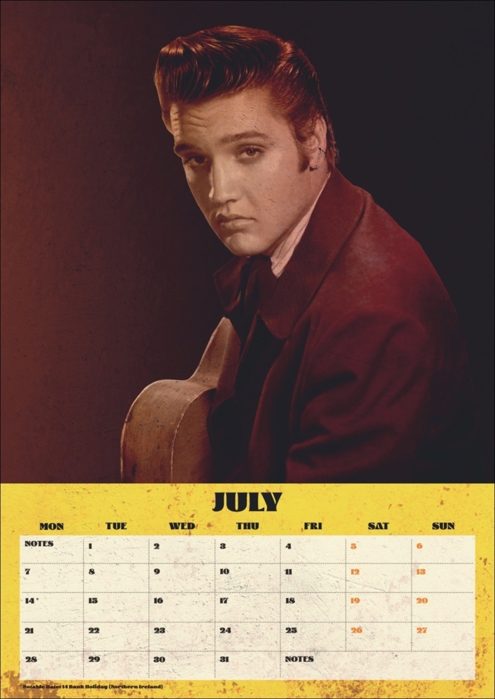 Bild: 9783840196720 | Elvis Posterkalender 2025 | Kalender | Spiralbindung | 14 S. | 2025