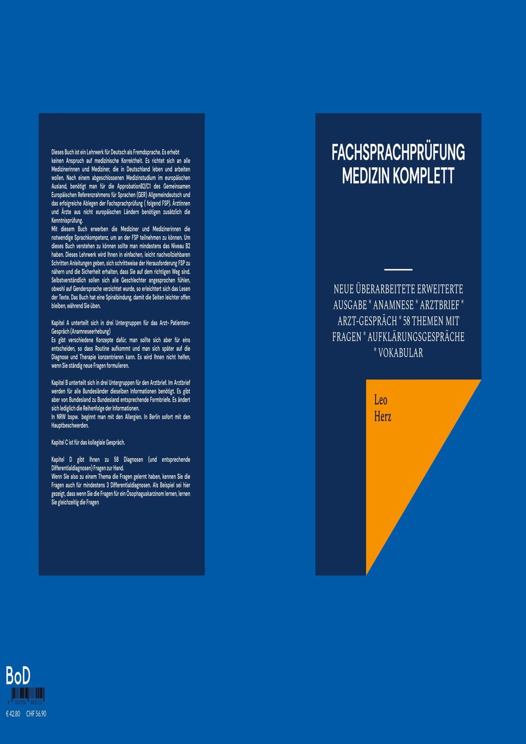 Cover: 9783756883110 | Fachsprachprüfung Medizin komplett | Leo Herz | Taschenbuch | Ringbuch