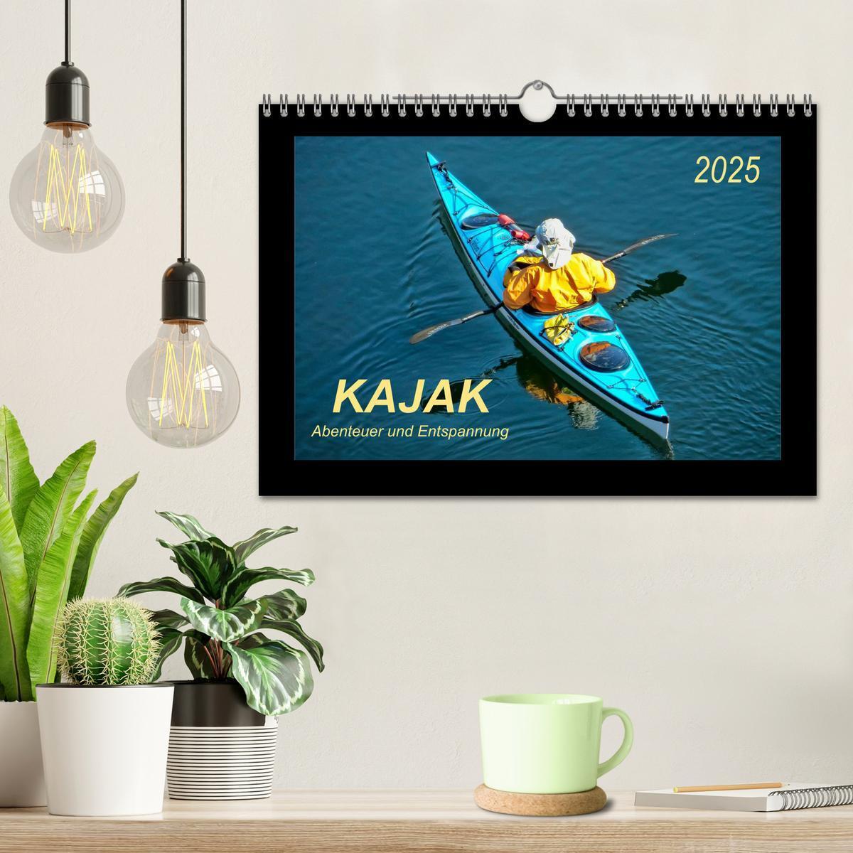 Bild: 9783435593774 | Kajak - Abenteuer und Entspannung (Wandkalender 2025 DIN A4 quer),...