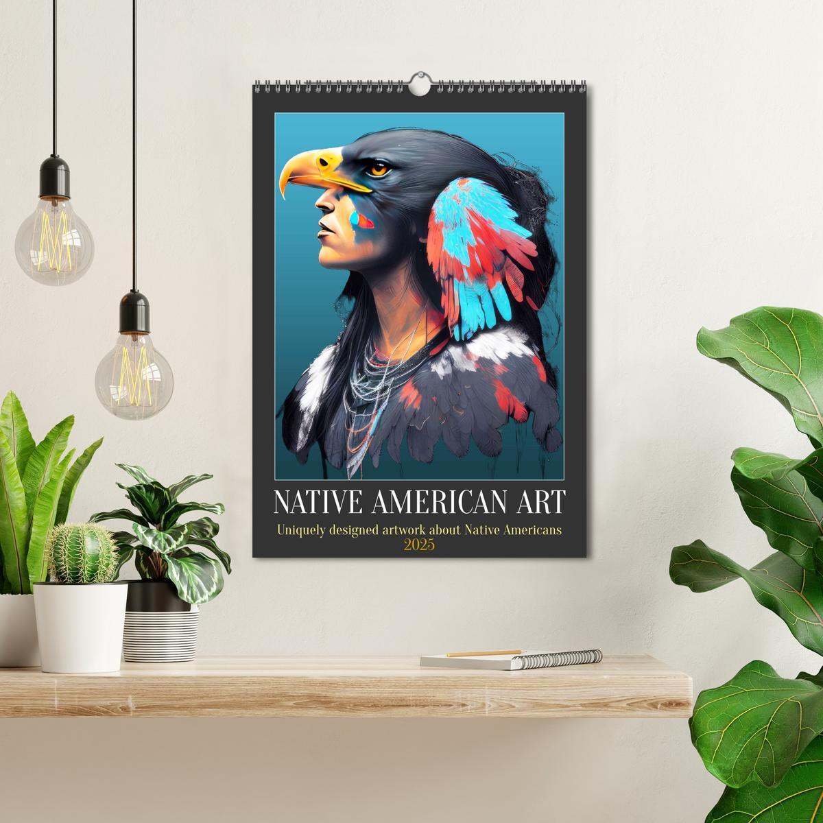 Bild: 9781325980147 | Native American Art (Wall Calendar 2025 DIN A3 portrait), CALVENDO...