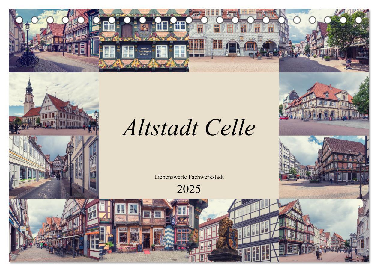 Cover: 9783435115396 | Altstadt Celle (Tischkalender 2025 DIN A5 quer), CALVENDO...