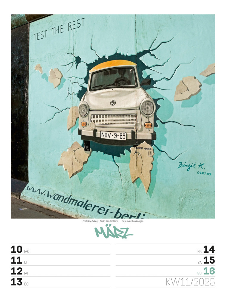 Bild: 9783838435299 | Street Art - Graffiti - Wochenplaner Kalender 2025 | Kunstverlag