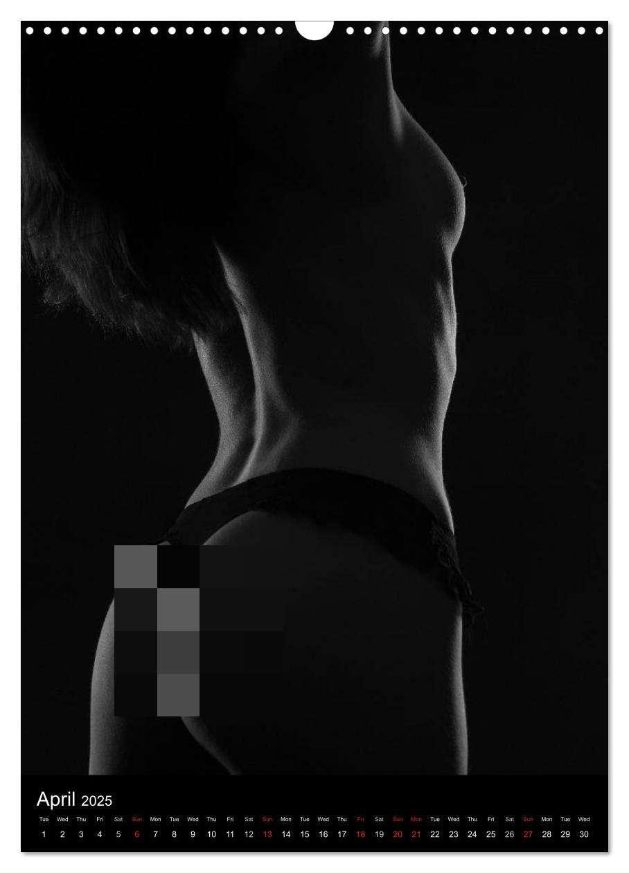 Bild: 9781325976850 | Erotic Silhouettes / UK-Version (Wall Calendar 2025 DIN A3...