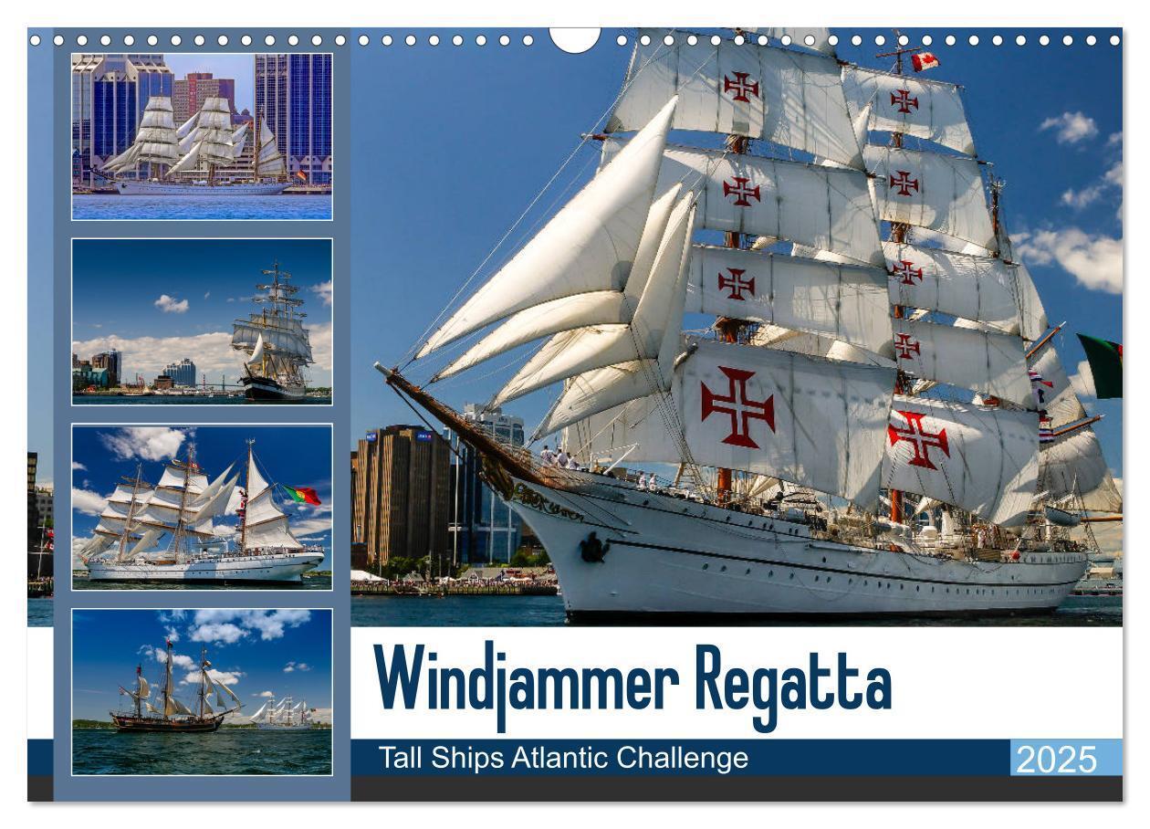 Cover: 9783435444342 | Windjammer-Regatta - Tall Ships Atlantic Challenge (Wandkalender...