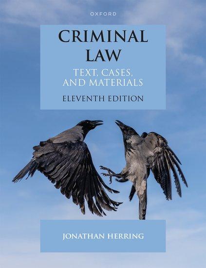 Cover: 9780198904656 | Criminal Law | Text, Cases, and Materials | Jonathan Herring | Buch