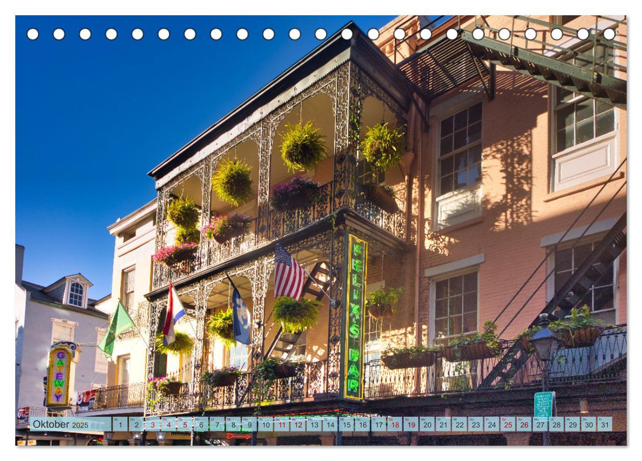 Bild: 9783383879982 | New Orleans Louisiana, USA (Tischkalender 2025 DIN A5 quer),...