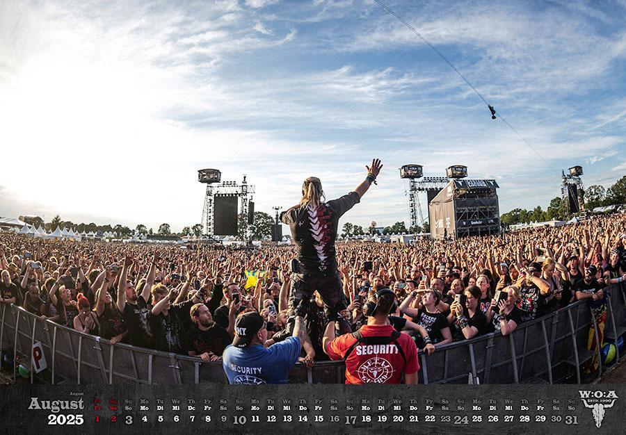 Bild: 9783966648400 | Wacken Kalender 2025 | Kalender | 14 S. | Deutsch | 2025