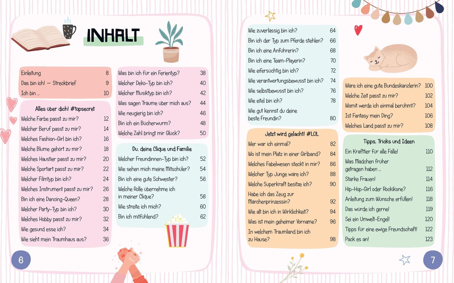 Bild: 9783849941987 | Wer bin ich? Mein Eintragbuch: 50 Selbsttests - Ab 8 Jahren | Buch