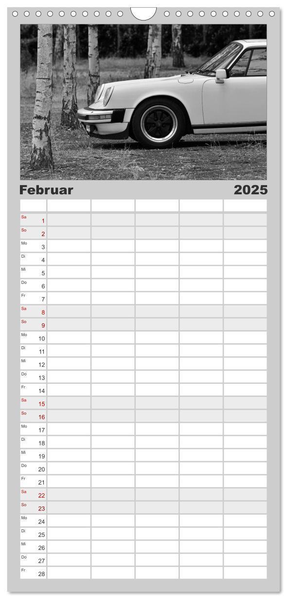 Bild: 9783457105290 | Familienplaner 2025 - Porsche 911 SC mit 5 Spalten (Wandkalender,...