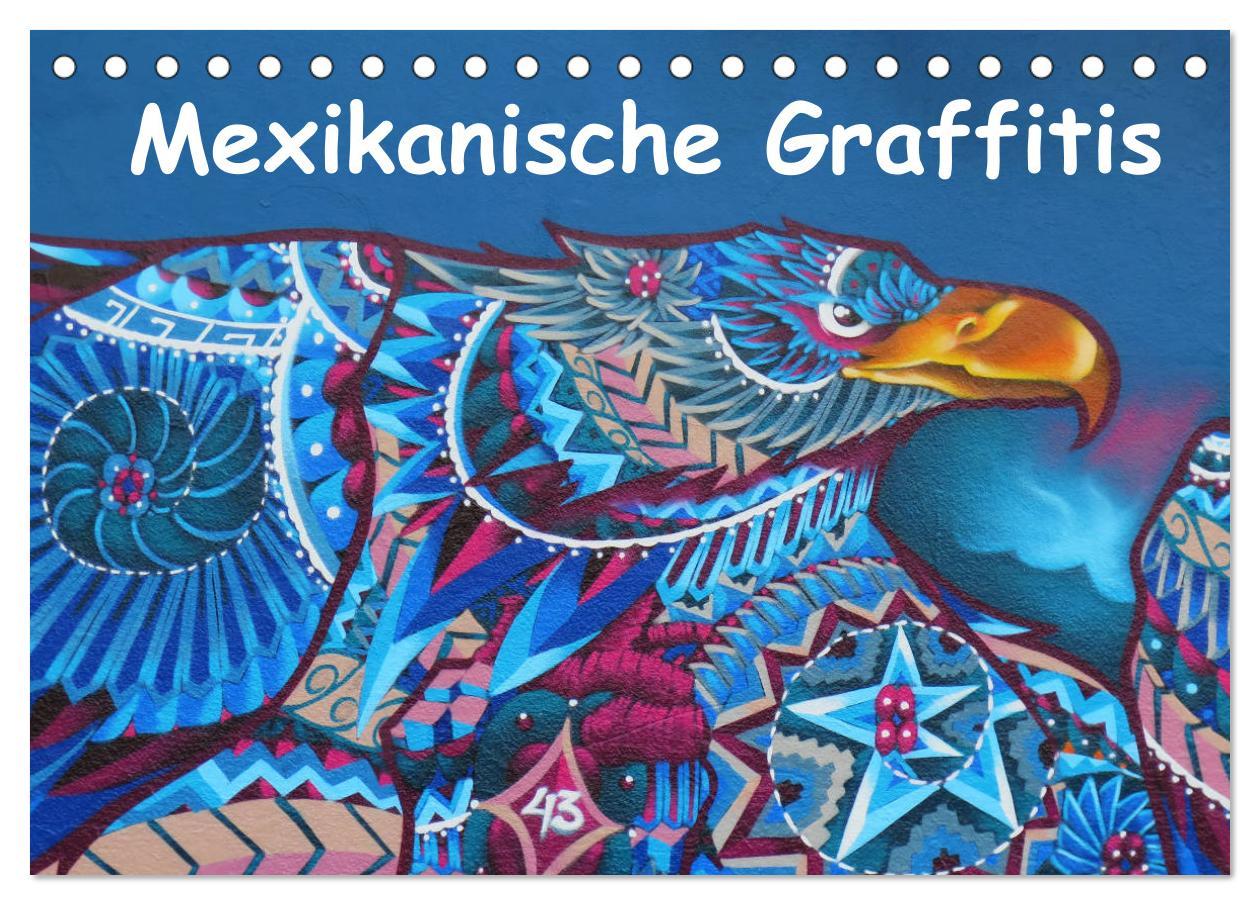 Cover: 9783435137534 | Mexikanische Graffitis (Tischkalender 2025 DIN A5 quer), CALVENDO...