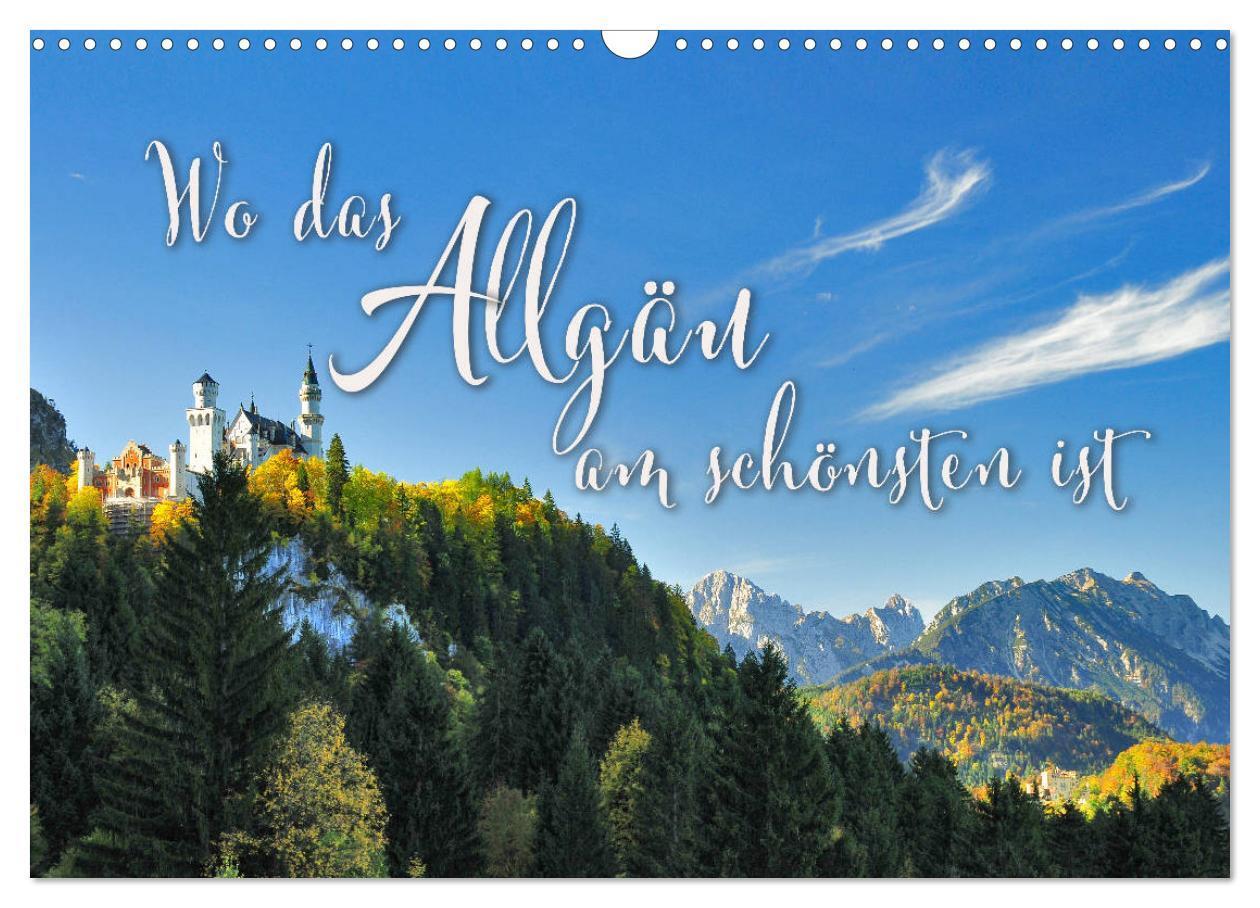 Cover: 9783457128961 | Wo das Allgäu am schönsten ist (Wandkalender 2025 DIN A3 quer),...