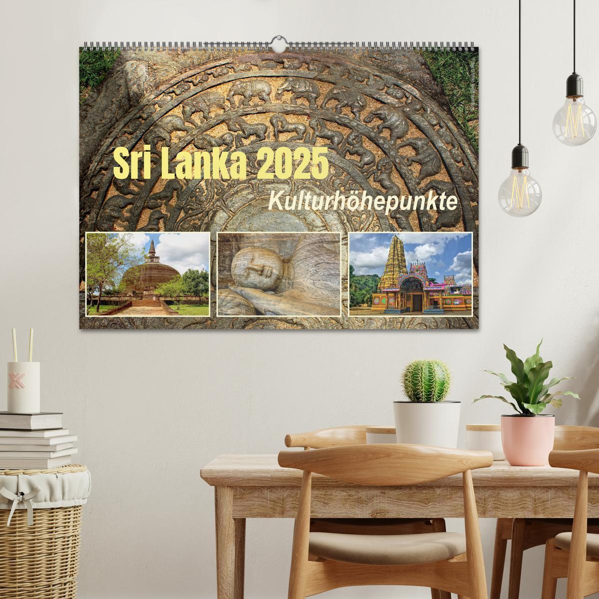 Bild: 9783435602421 | Sri Lanka 2025 Kulturhöhepunkte (Wandkalender 2025 DIN A2 quer),...