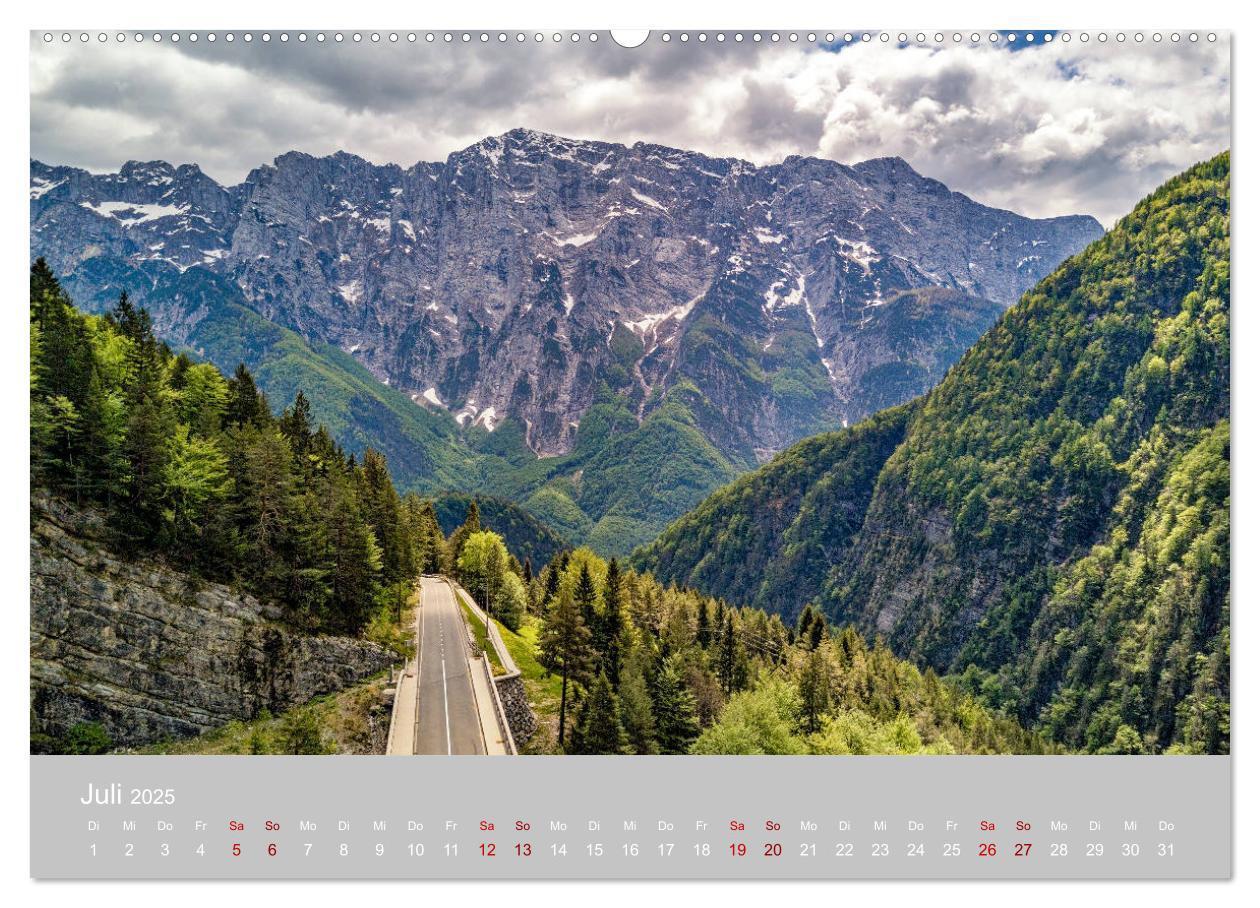 Bild: 9783435346202 | Die Julischen Alpen (Wandkalender 2025 DIN A2 quer), CALVENDO...