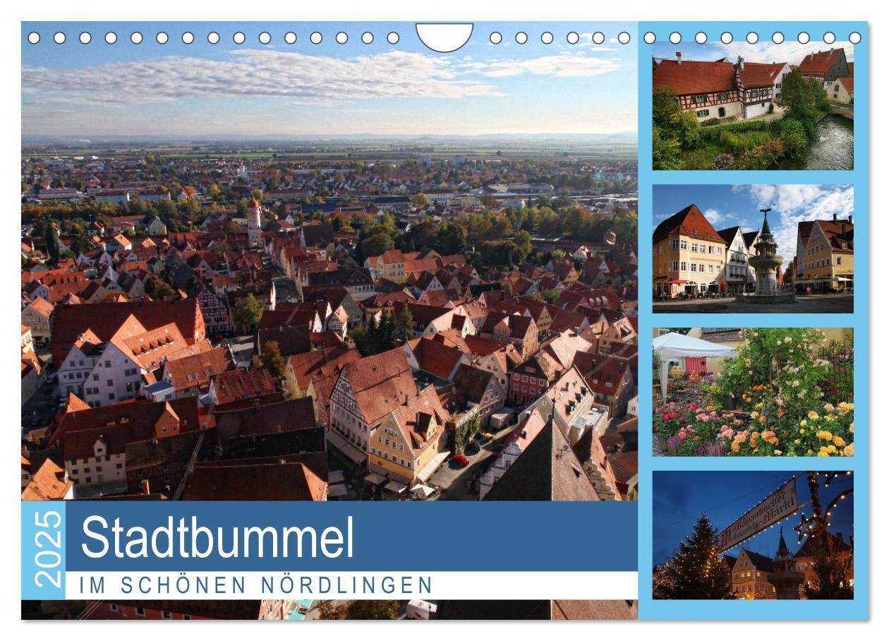 Cover: 9783435429899 | Stadtbummel im schönen Nördlingen (Wandkalender 2025 DIN A4 quer),...