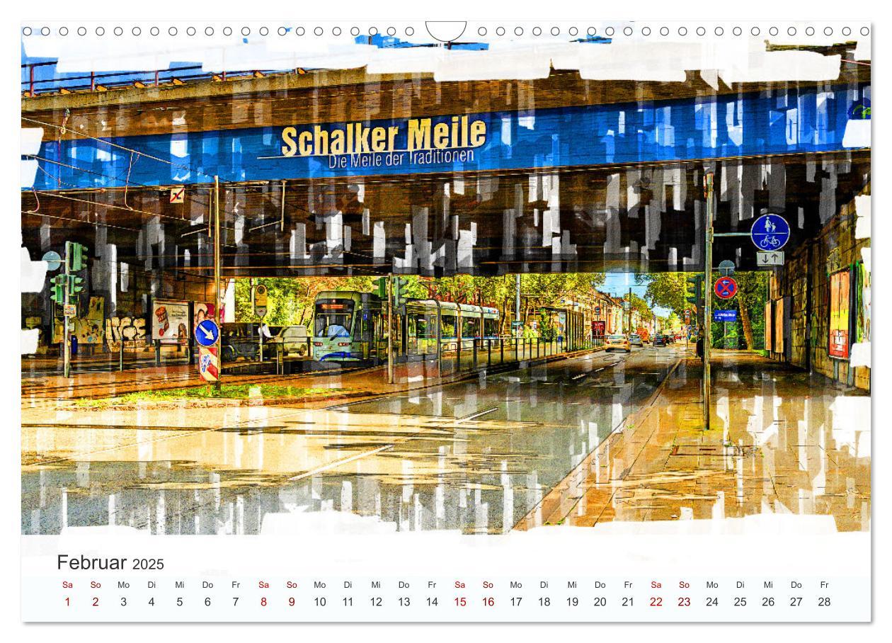 Bild: 9783457224854 | Ruhrpott Art (Wandkalender 2025 DIN A3 quer), CALVENDO Monatskalender