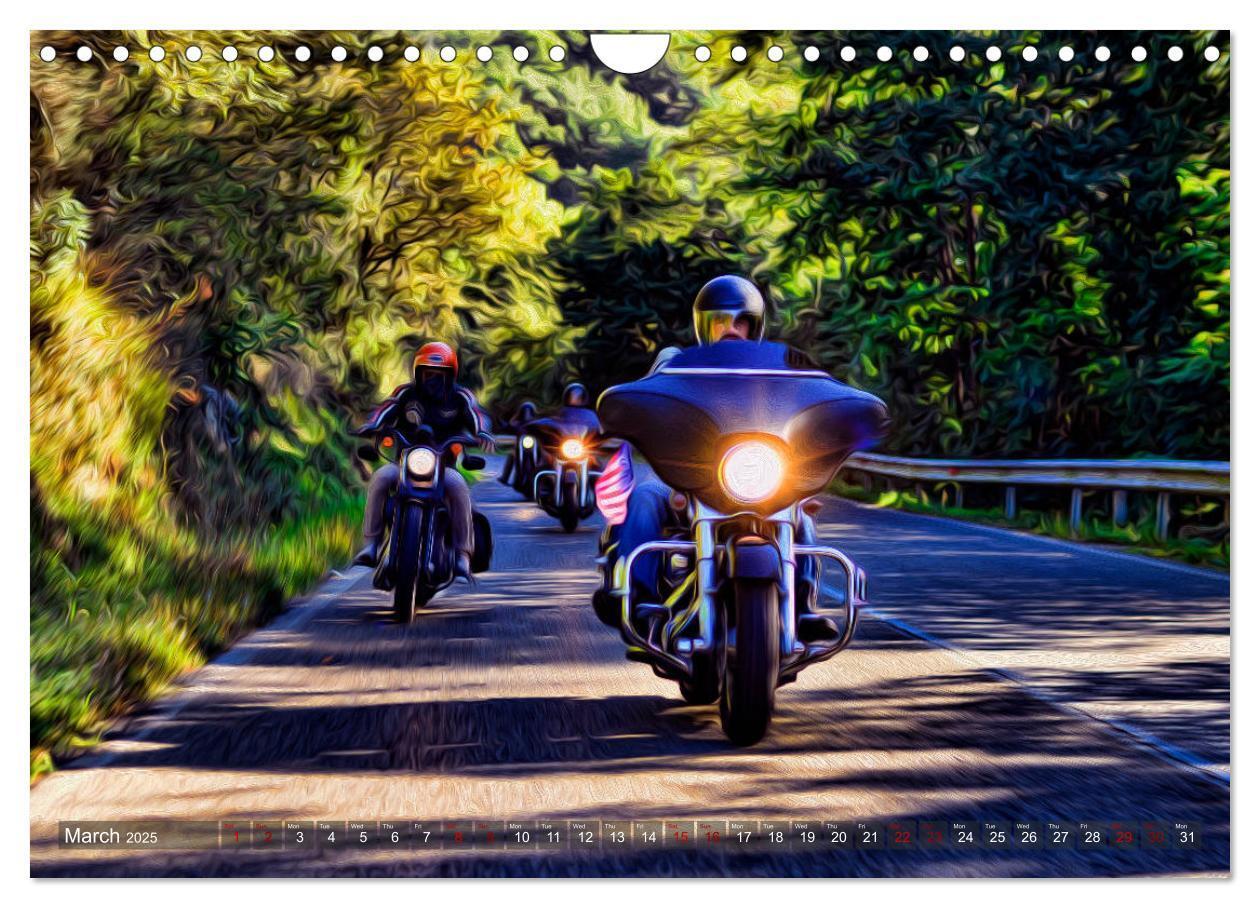 Bild: 9781325948840 | Images of Harley Davidson (Wall Calendar 2025 DIN A4 landscape),...