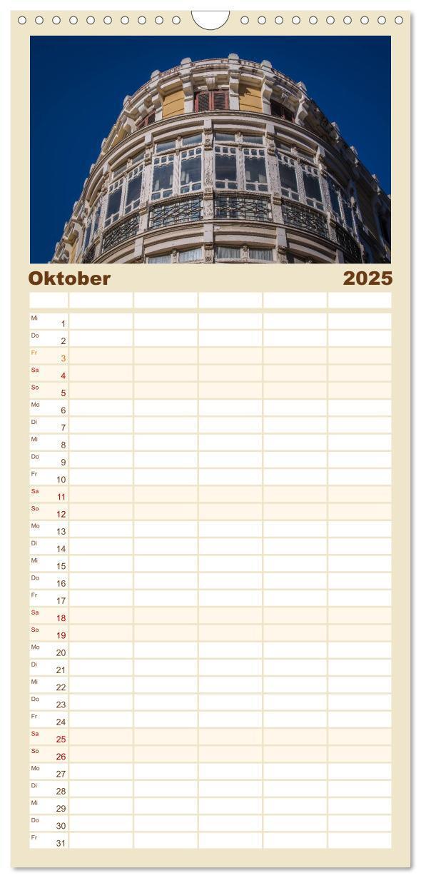 Bild: 9783457113066 | Familienplaner 2025 - Andalusien mit 5 Spalten (Wandkalender, 21 x...