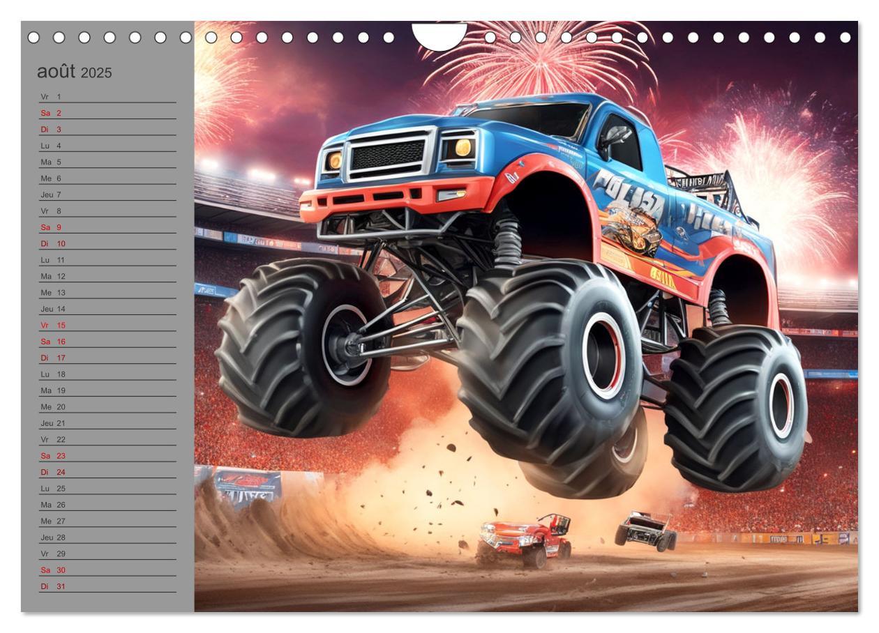 Bild: 9781325925254 | Monster trucks La confrontation ultime (Calendrier mural 2025 DIN...