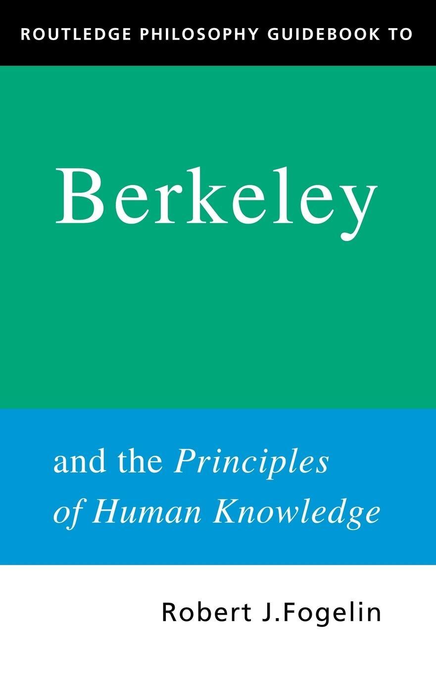 Cover: 9780415250115 | Routledge Philosophy GuideBook to Berkeley and the Principles of...