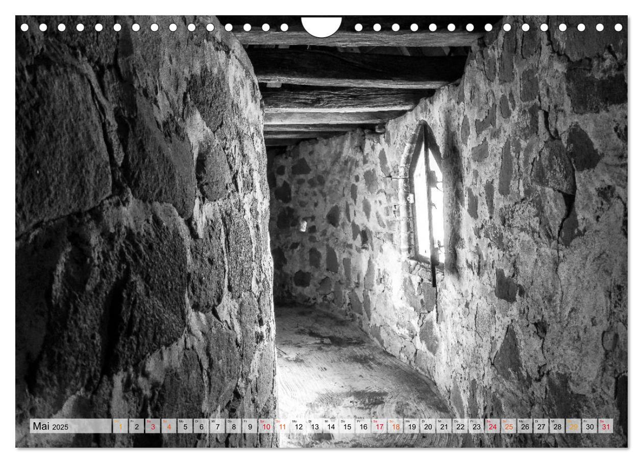 Bild: 9783435350018 | Bornholm black &amp; white (Wandkalender 2025 DIN A4 quer), CALVENDO...