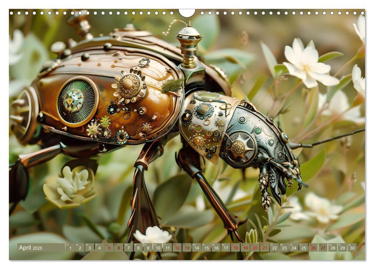 Bild: 9783457185766 | Die fantastische Welt der Steampunk-Insekten (Wandkalender 2025 DIN...