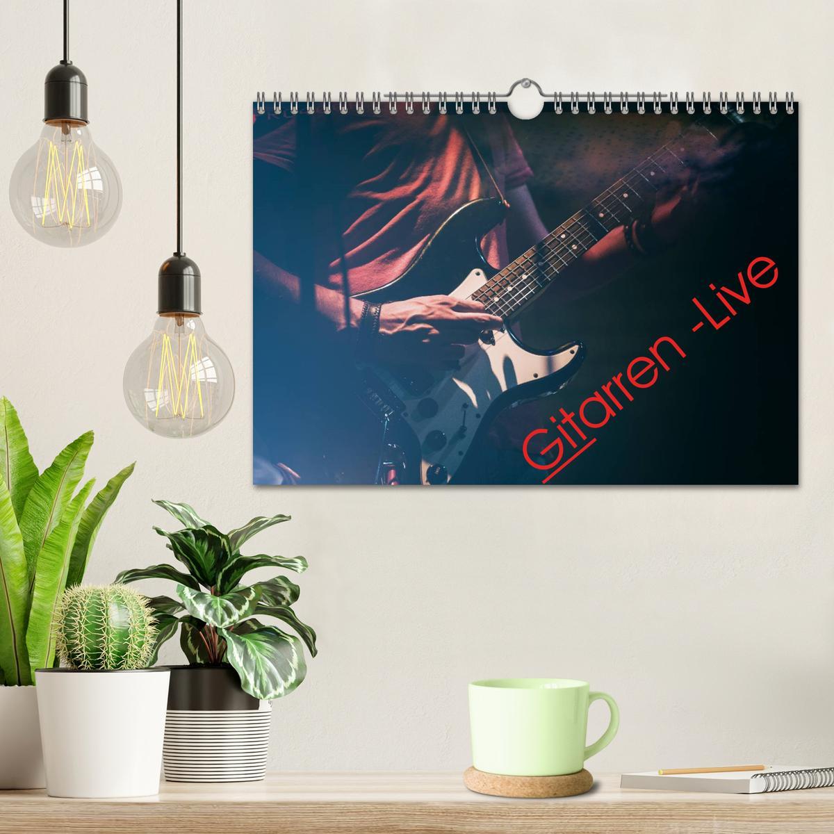 Bild: 9783435574384 | Gitarren - Live (Wandkalender 2025 DIN A4 quer), CALVENDO...