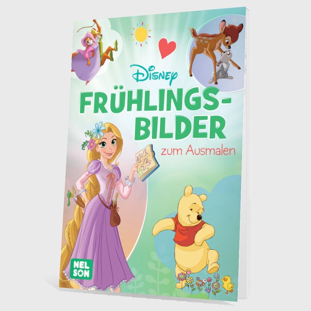 Bild: 9783845124896 | Disney Kreative Beschäftigung: Frühlingsbilder zum Ausmalen | Buch