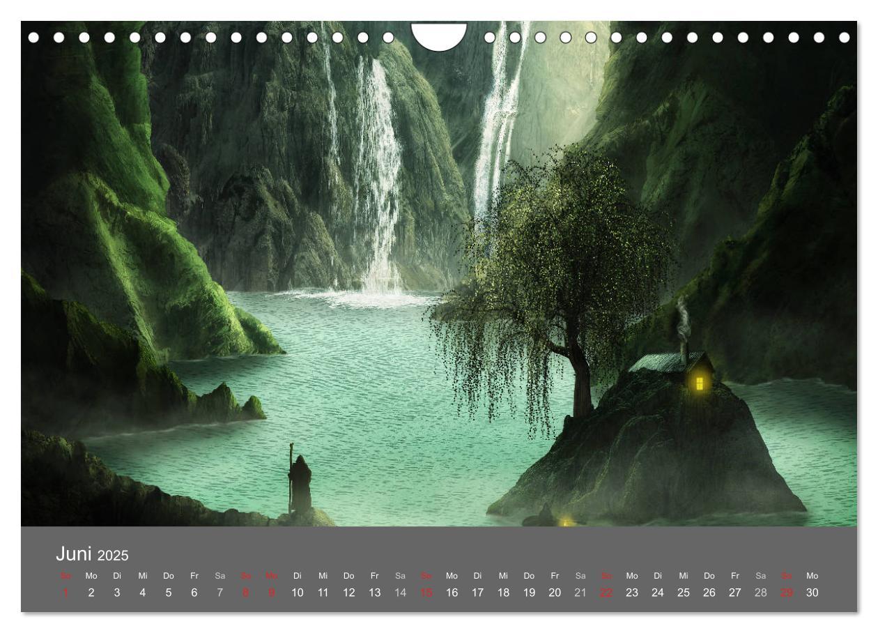 Bild: 9783435621156 | Zwielicht - Fantasylandschaften (Wandkalender 2025 DIN A4 quer),...