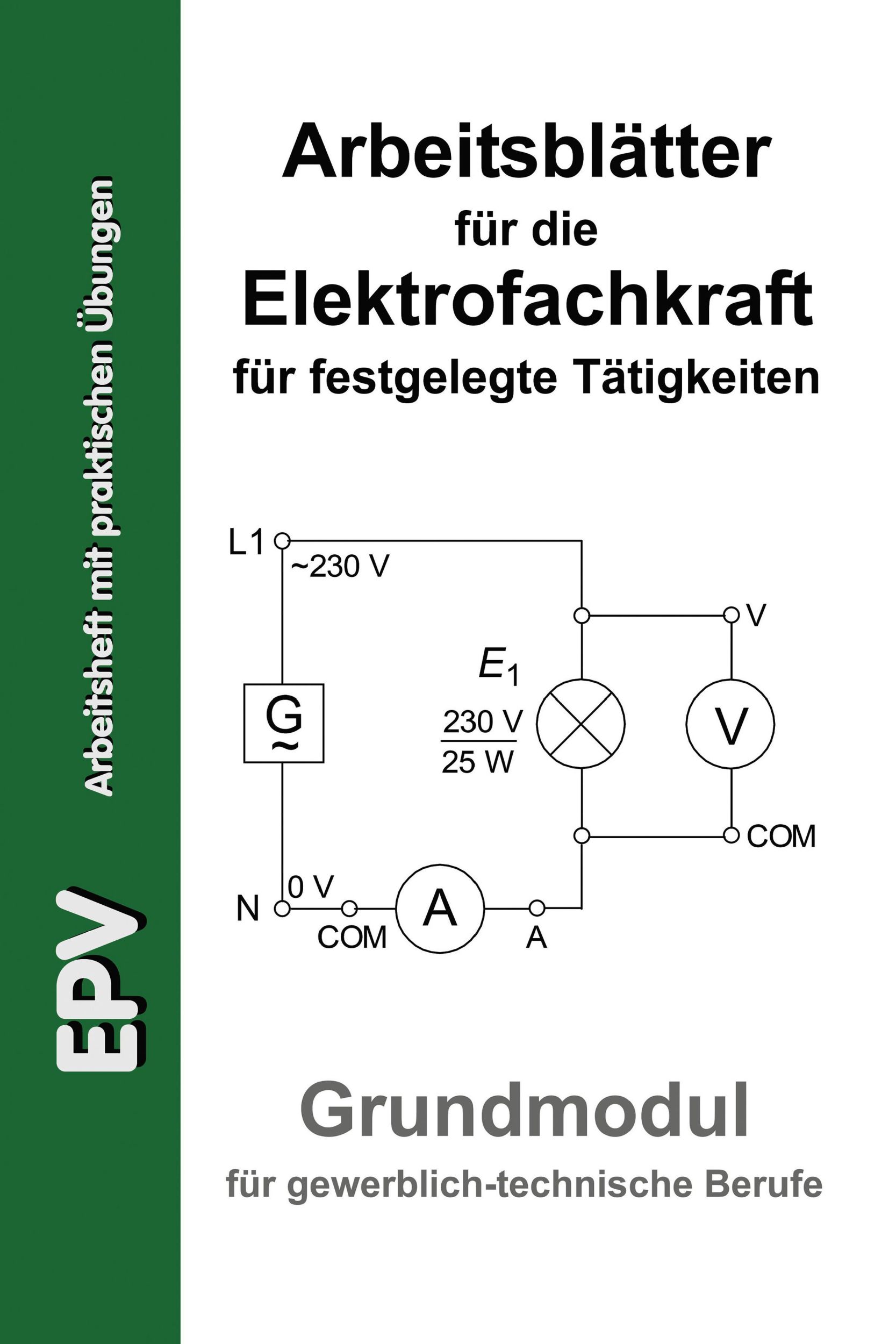 Cover: 9783924544836 | Arbeitsblätter für die Elektrofachkraft für festgelegte Tätigkeiten