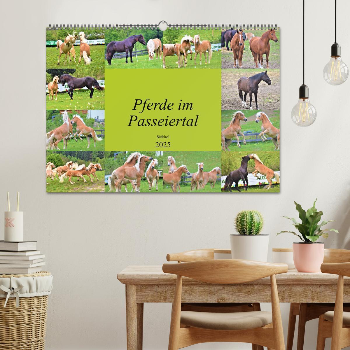 Bild: 9783435136179 | Pferde im Passeiertal (Wandkalender 2025 DIN A2 quer), CALVENDO...