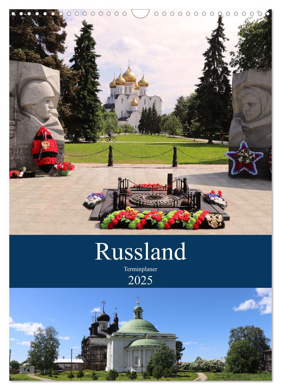 Cover: 9783435909117 | Russland - Terminplaner (Wandkalender 2025 DIN A3 hoch), CALVENDO...