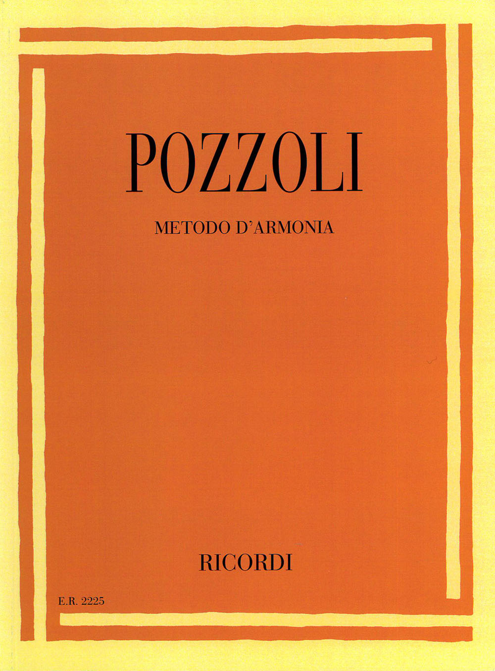 Cover: 9790041822259 | Metodo D'Armonia | Ettore Pozzoli | Buch | Ricordi | EAN 9790041822259