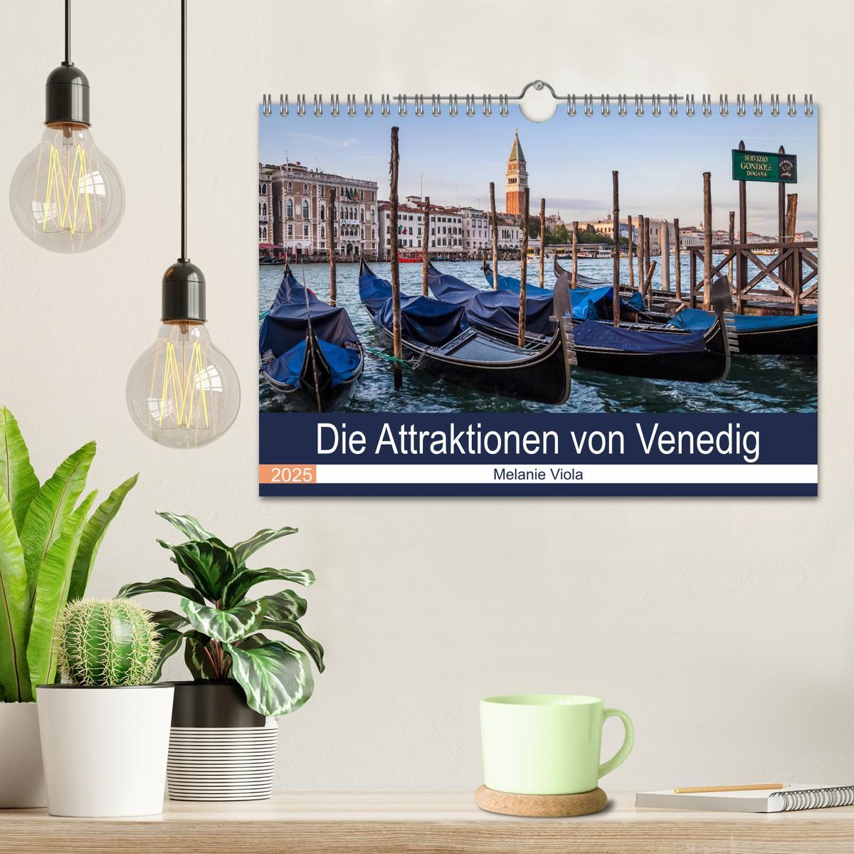 Bild: 9783435656349 | Die Attraktionen von Venedig (Wandkalender 2025 DIN A4 quer),...