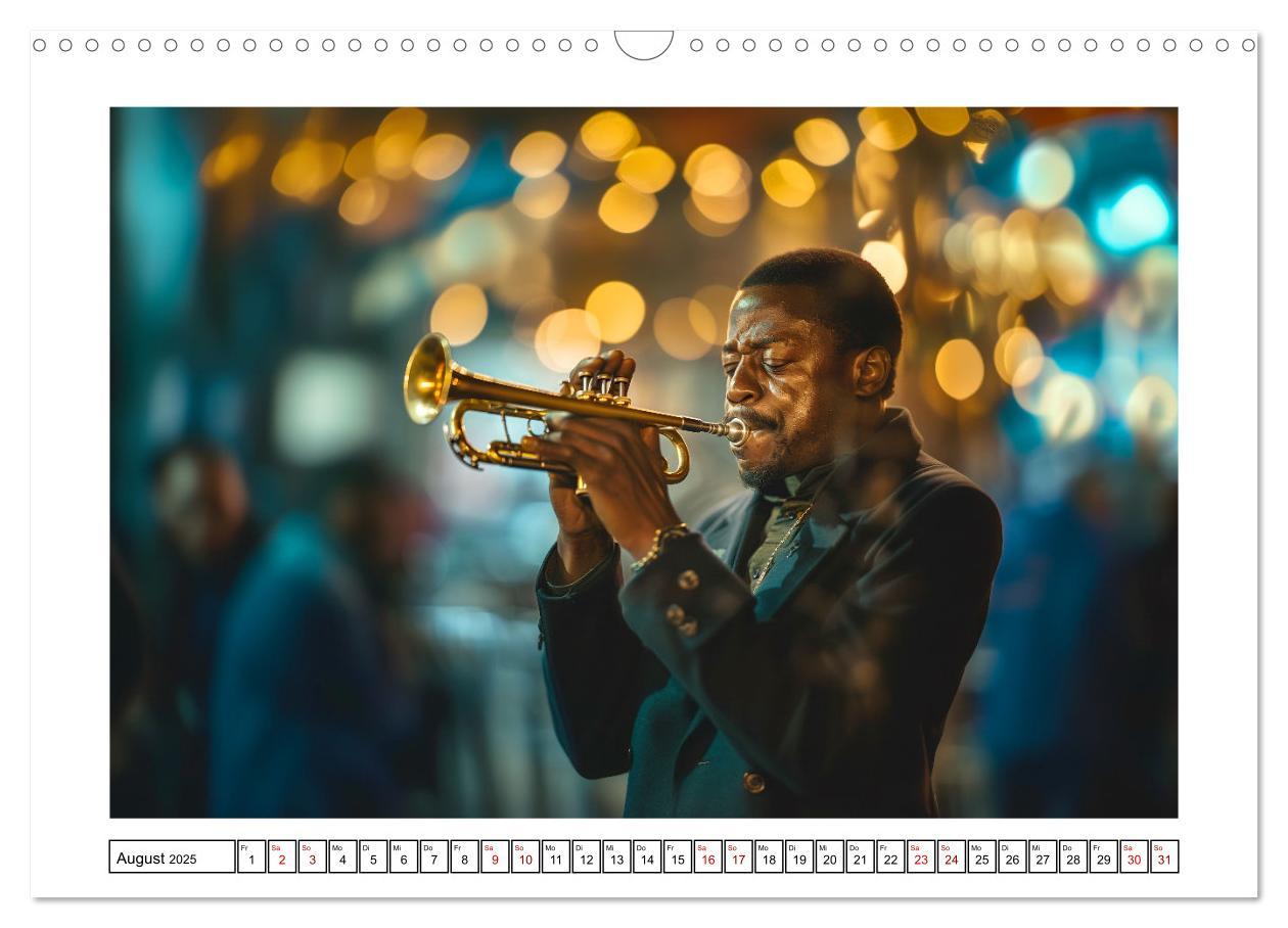 Bild: 9783383831492 | Jazz Geschichten um Mitternacht (Wandkalender 2025 DIN A3 quer),...