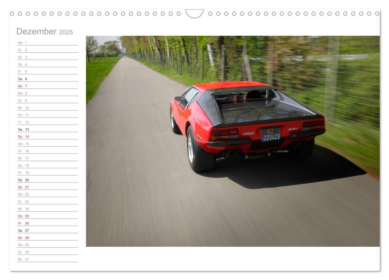 Bild: 9783435536948 | De Tomaso Pantera (Wandkalender 2025 DIN A3 quer), CALVENDO...