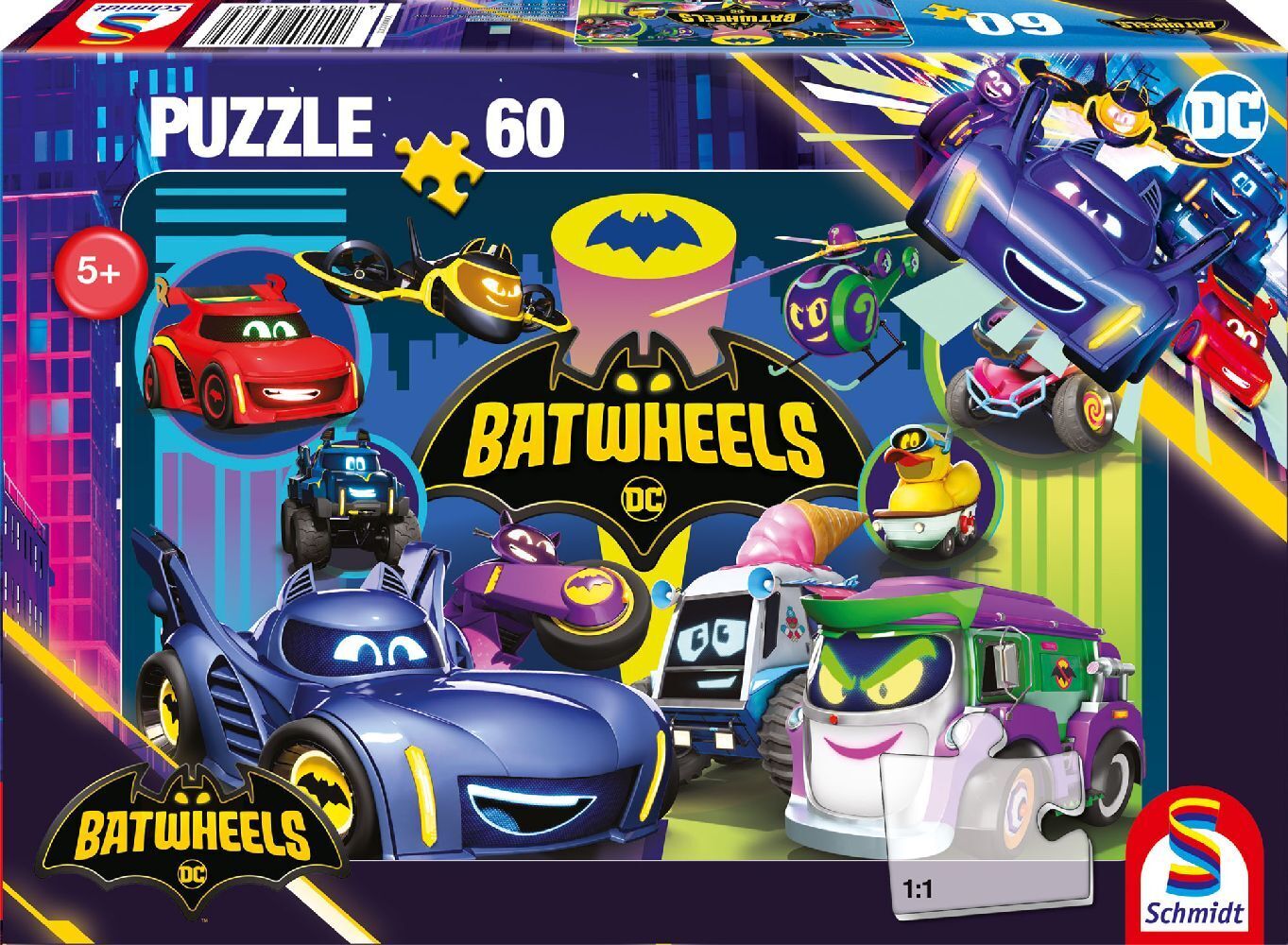 Cover: 4001504564889 | Batmobile gegen Legion der Düser, 60 Teile | Spiel | Schachtel | 56488