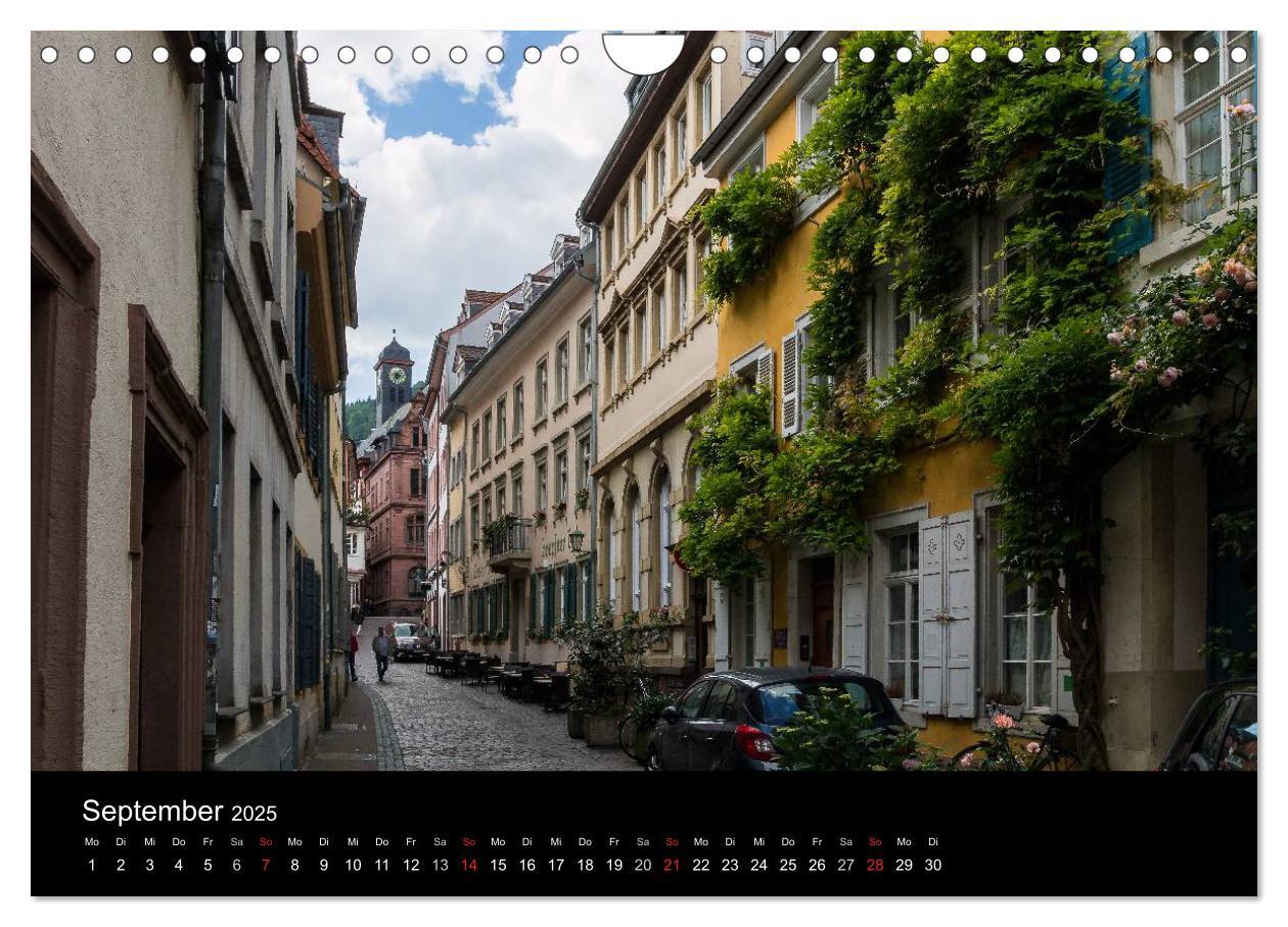 Bild: 9783435696055 | Heidelberger Stadtansichten (Wandkalender 2025 DIN A4 quer),...